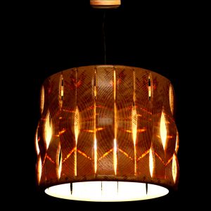 Wavy Cylindrical Slitz Pendant