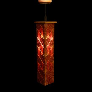 Tubular Sleek Slitz Pendant