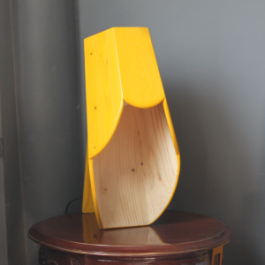 Hexa Curvy Wooden Spot Lamp